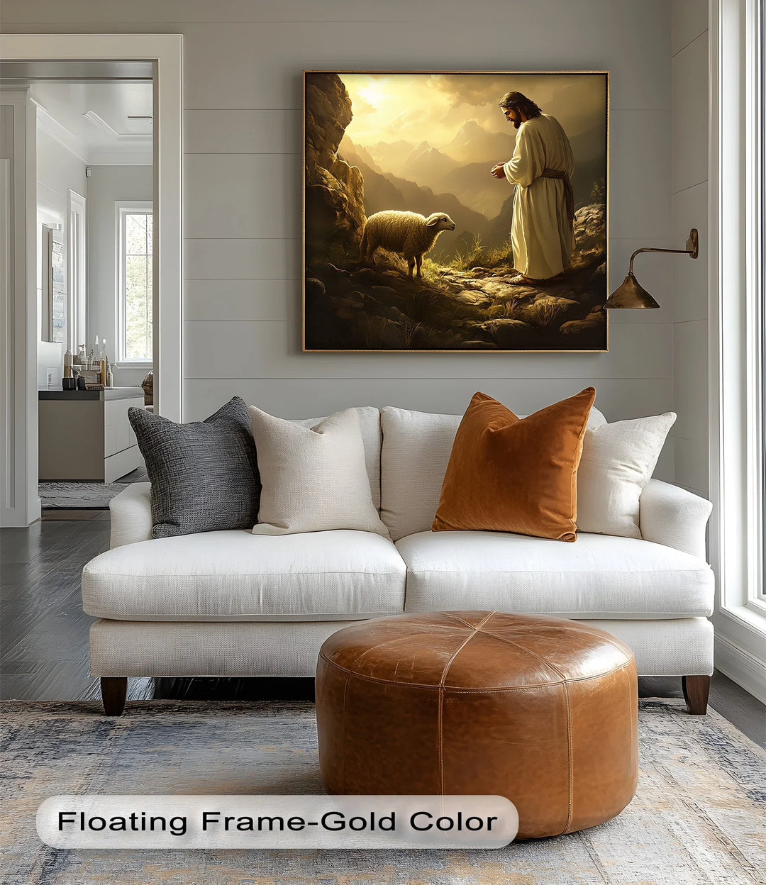 The Lost and Found – Jesus with the Lamb Canvas Print - MyPhotoStation