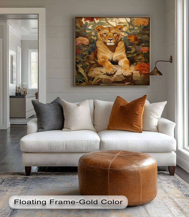 Queen of the Jungle Repose – Animal Canvas Print - MyPhotoStation
