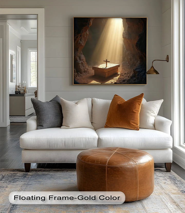 Resurrection Light – Cross in Empty Tomb Canvas Prints - MyPhotoStation