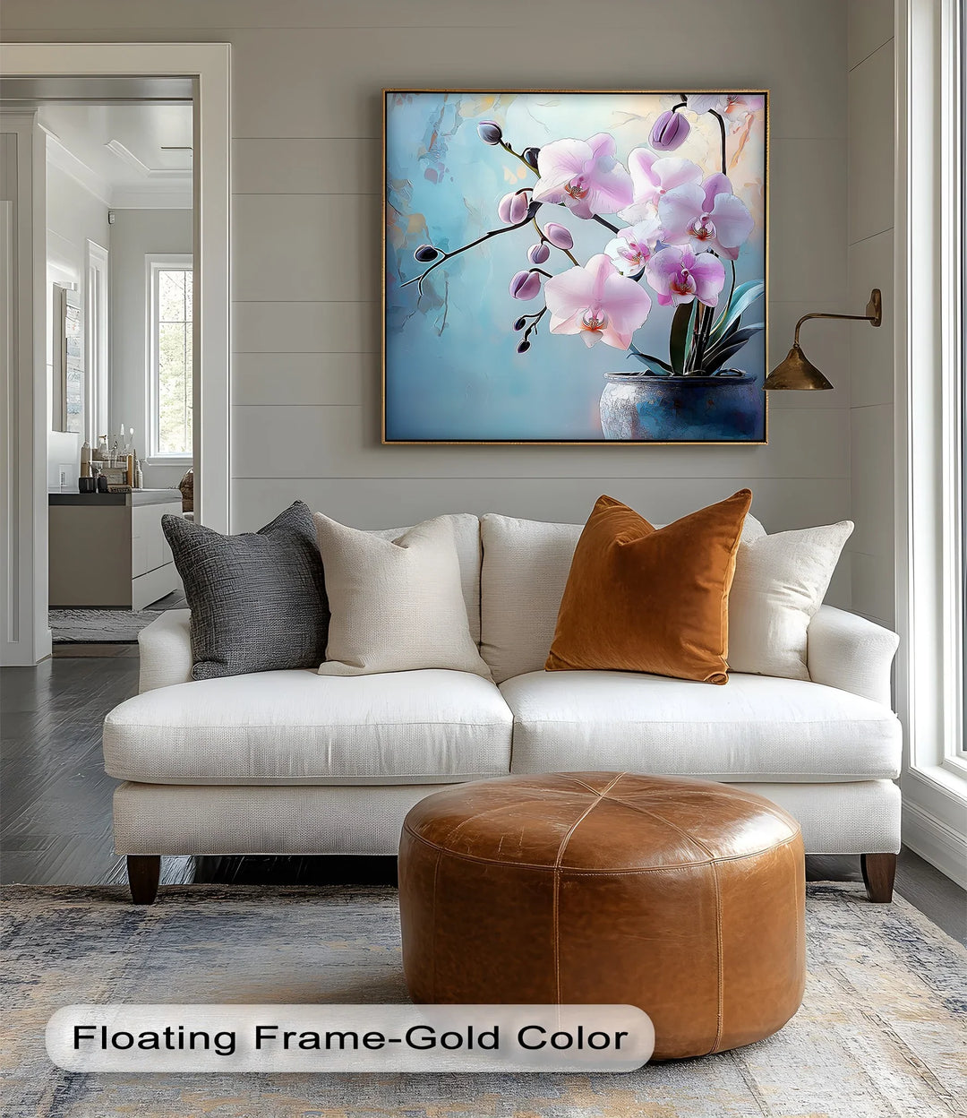 Tranquil Orchid Elegance – Delicate Pink Orchid Canvas Wall Art - MyPhotoStation