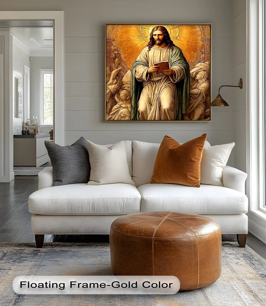 Christ in Radiant Light – Sacred Religious Canvas Print - MyPhotoStation