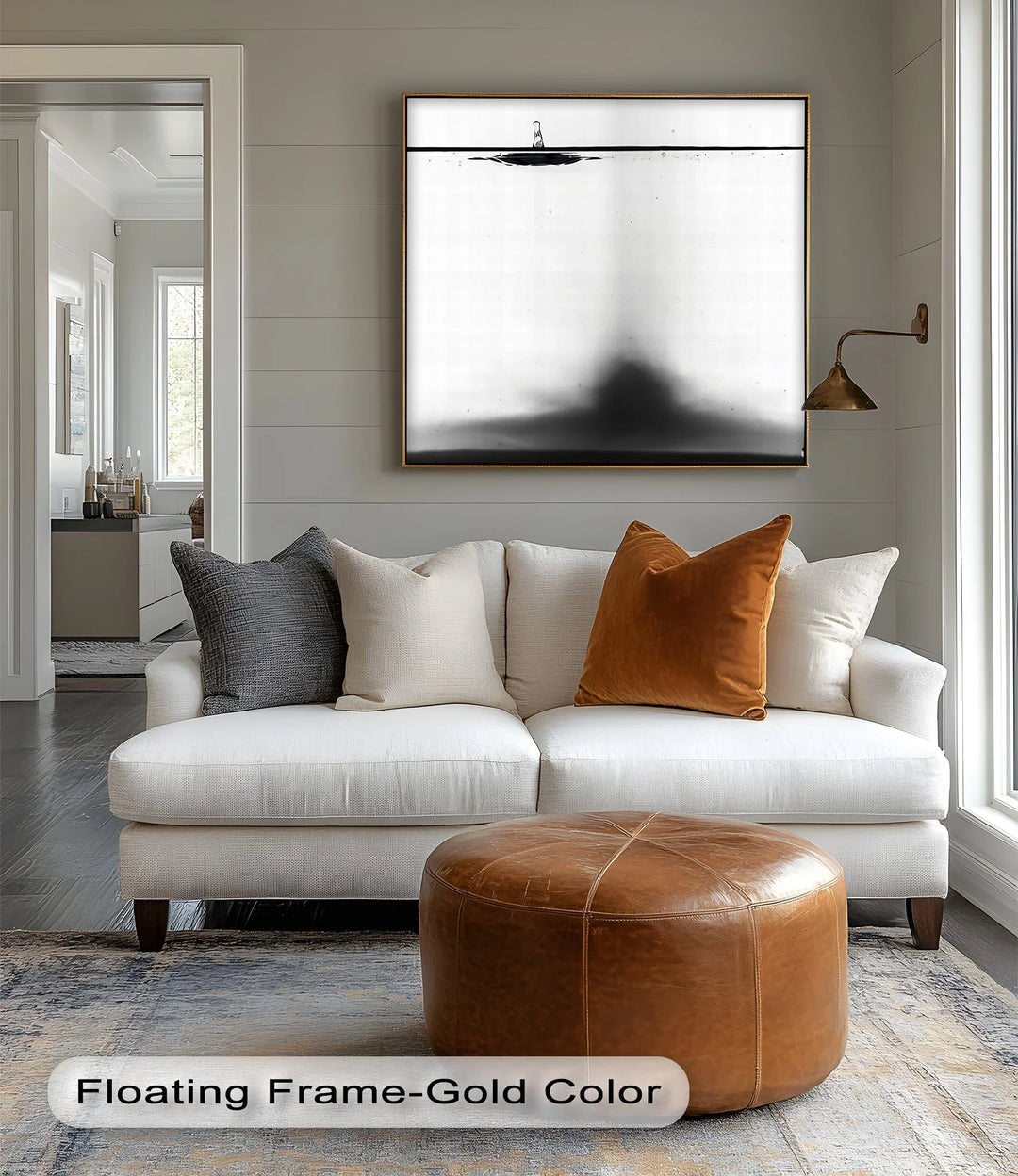 Equilibrium Drop – Minimalist Water Ripple Canvas Prints - MyPhotoStation