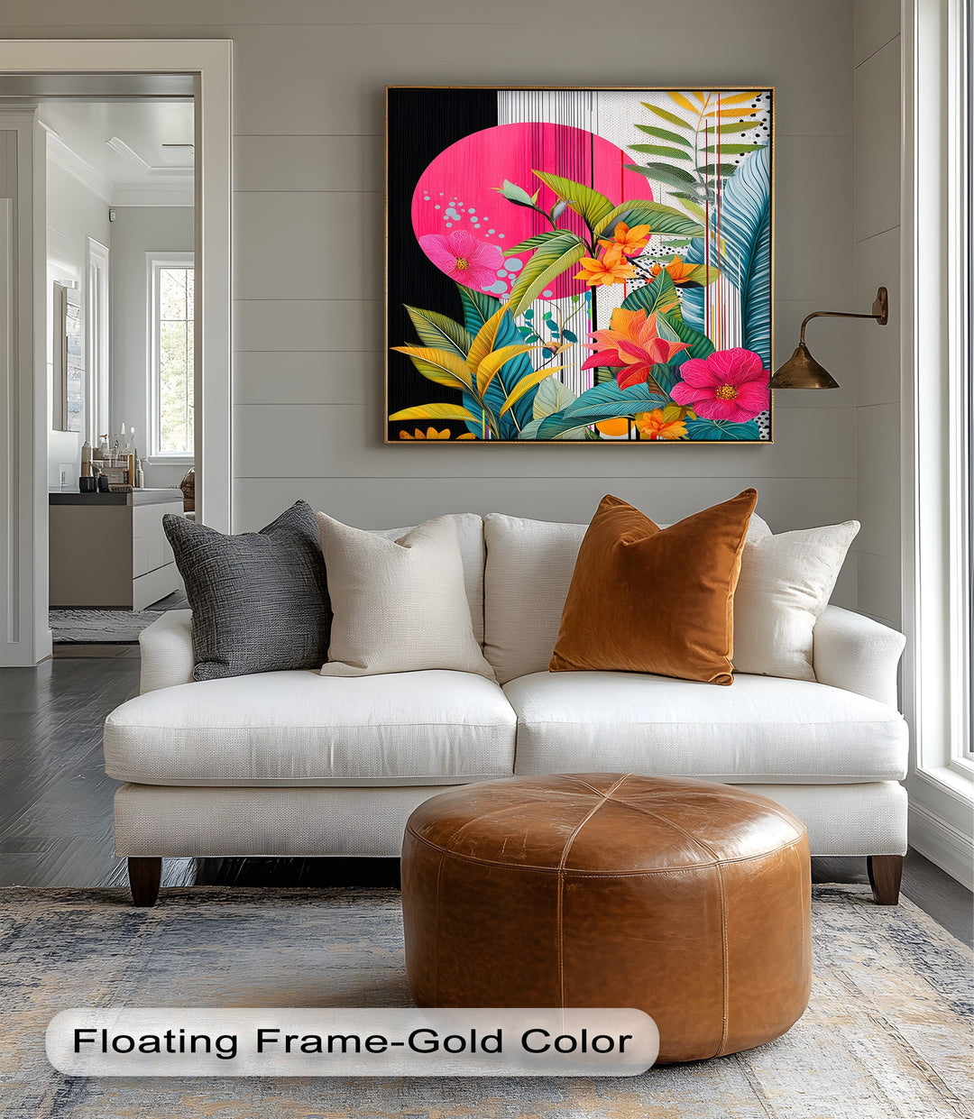 Tropic Pop – Bold Botanical Canvas Print