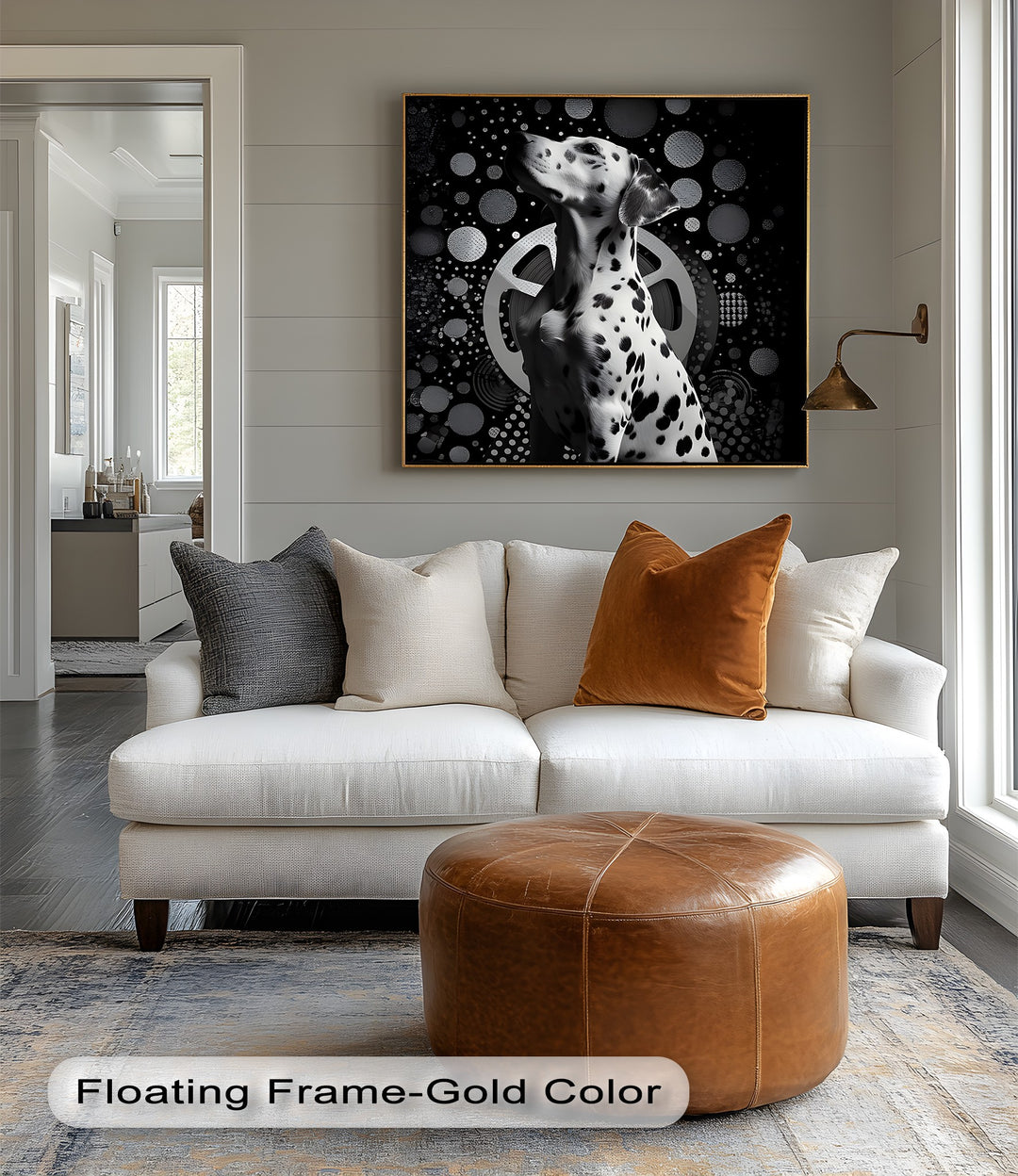 Retro Dalmatian – Puppies Canvas Print
