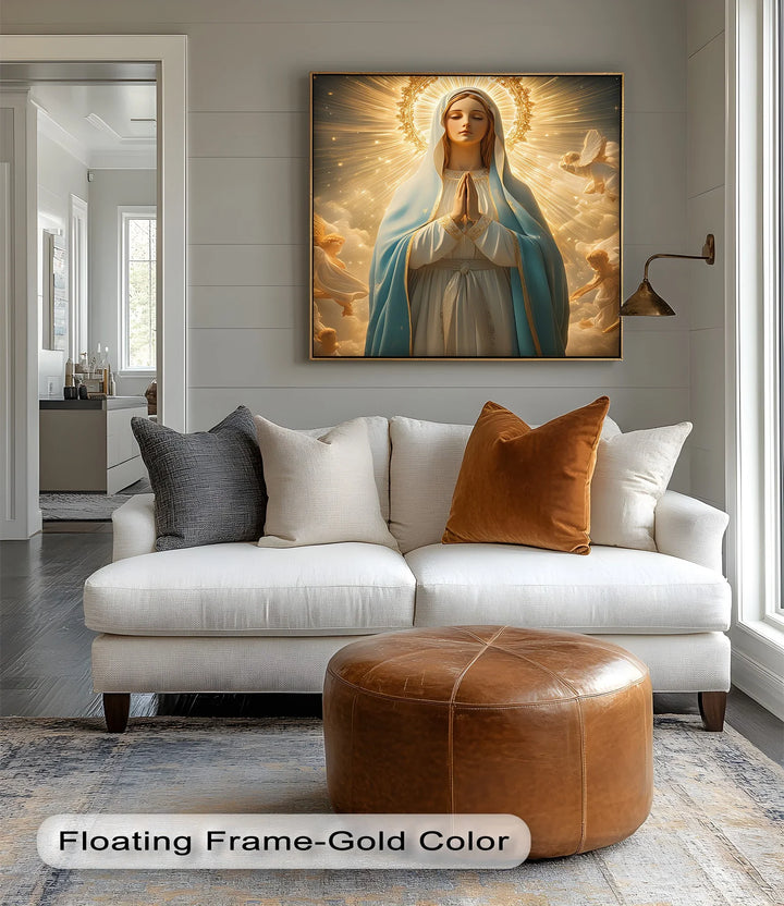 Queen of Heaven – Virgin Mary Canvas Art Print - MyPhotoStation