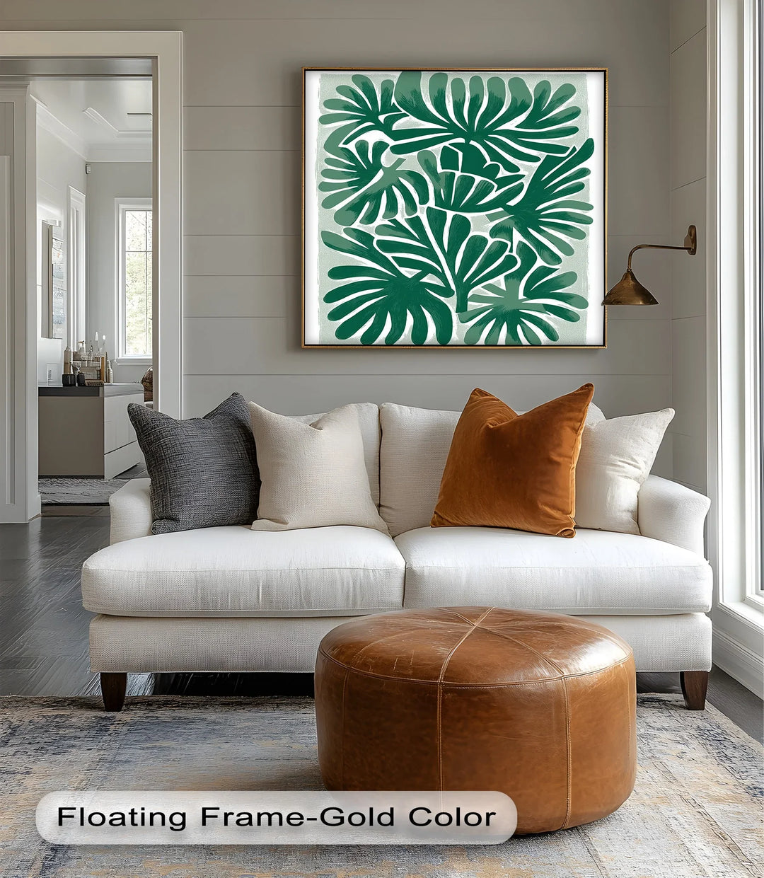 Tropical Frond Symphony – Bold Green Botanical Canvas Print - MyPhotoStation