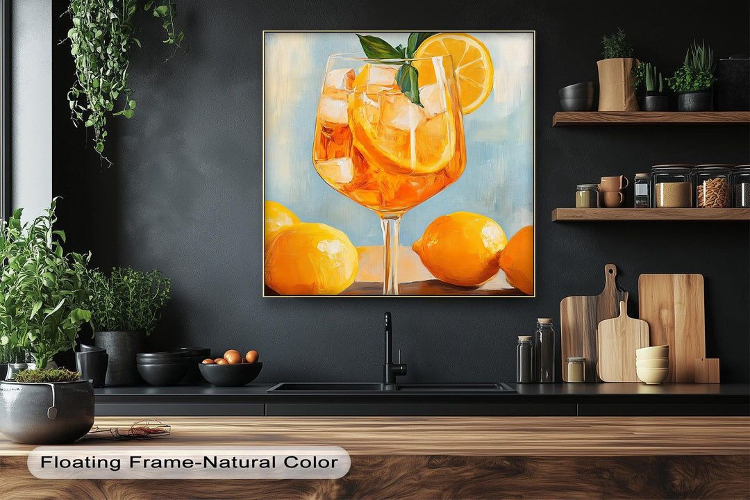 Citrus Bliss – Lemon Cocktail Canvas Print - MyPhotoStation