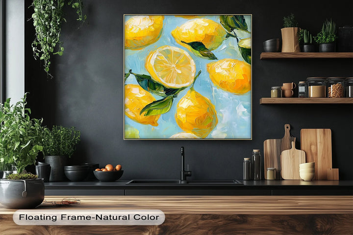 Zesty Lemons – Vibrant Yellow Fruit Canvas Print - MyPhotoStation
