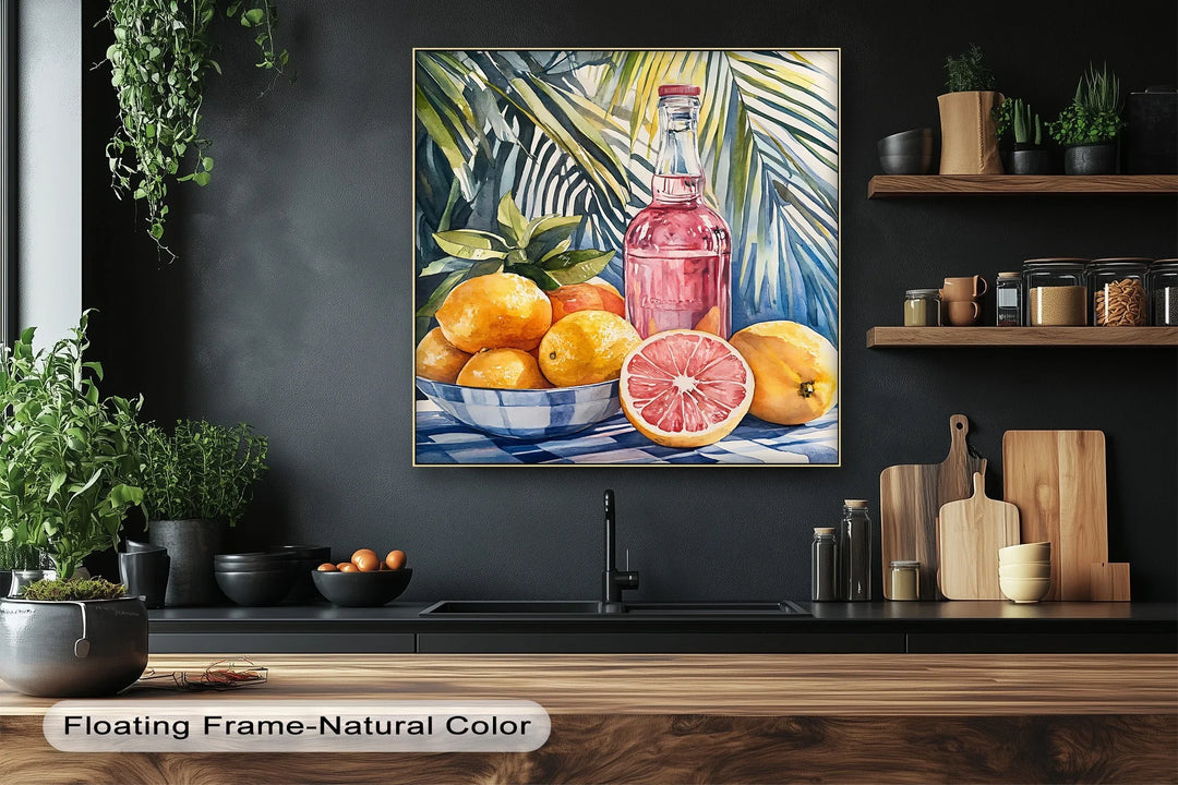 Citrus & Sunshine – Tropical Fruit and Juice Canvas Print - MyPhotoStation
