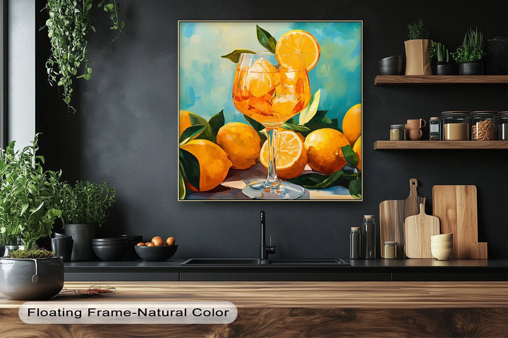 Citrus Cocktail Delight – Vibrant Lemon Glass Canvas Print - MyPhotoStation