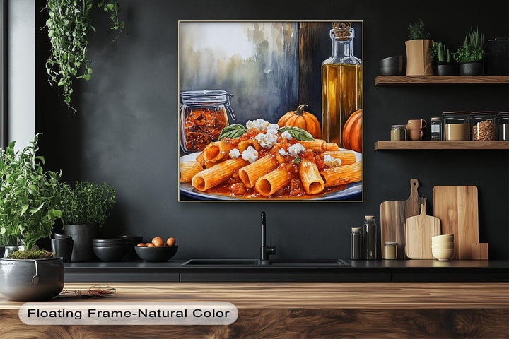 Pasta al Pomodoro – Rustic Italian Kitchen Canvas Print - MyPhotoStation