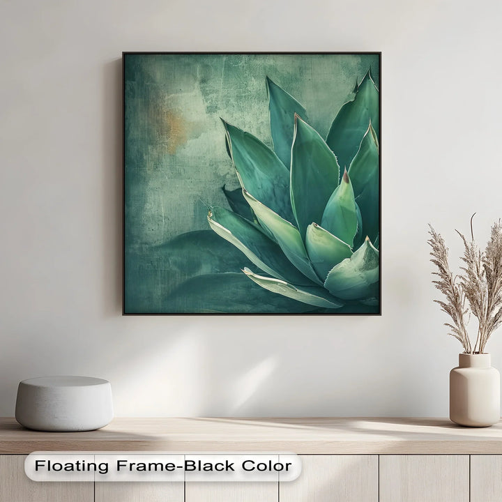 Agave Serenity – Succulent Plant Close-Up Canvas Print - MyPhotoStation