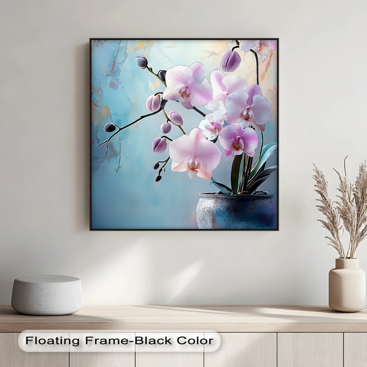 Tranquil Orchid Elegance – Delicate Pink Orchid Canvas Wall Art - MyPhotoStation