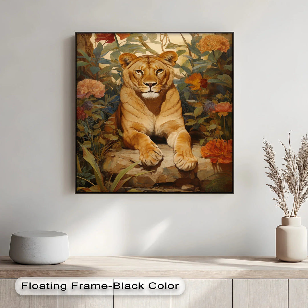Queen of the Jungle Repose – Animal Canvas Print - MyPhotoStation