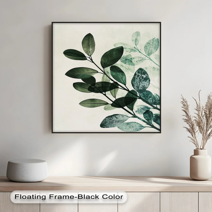 Olive Leaf Botanical Art – Tranquil Green Canvas Print - MyPhotoStation