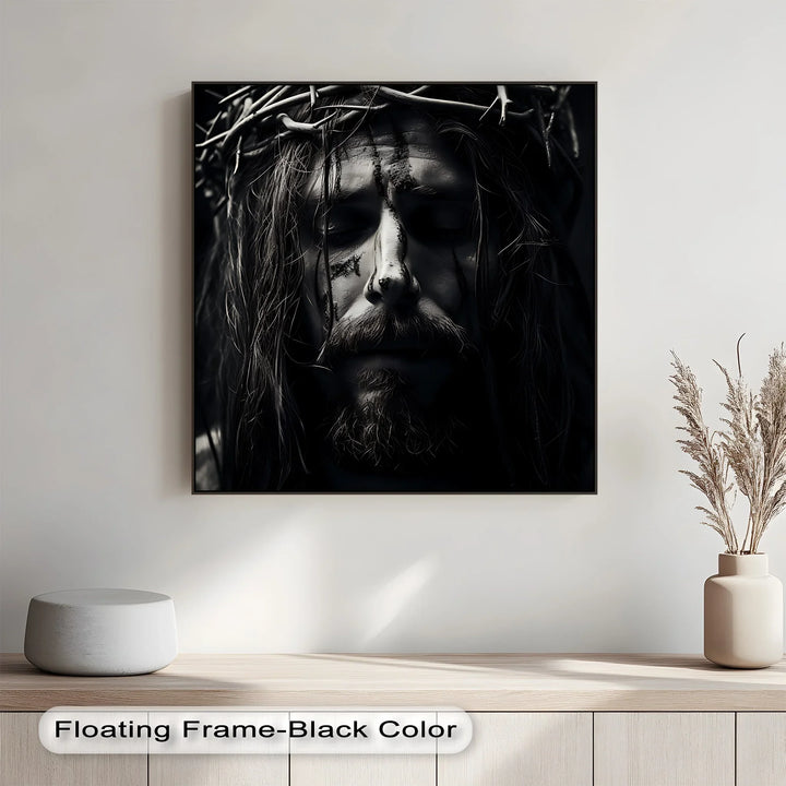 Silent Redemption – Jesus with Crown of Thorns Canvas Prints - MyPhotoStation