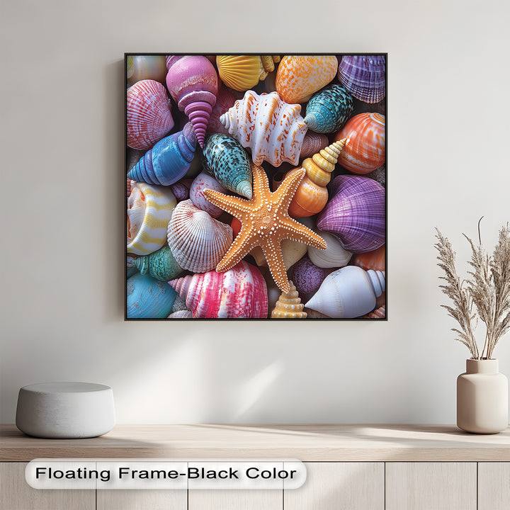 A standout piece of canvas art that turns any room into a beach retreat.

