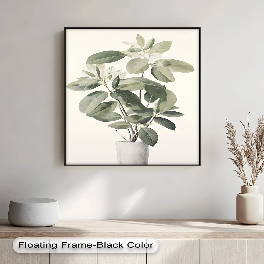 Tranquil Magnolia in Vase – Soft Botanical Canvas Print - MyPhotoStation