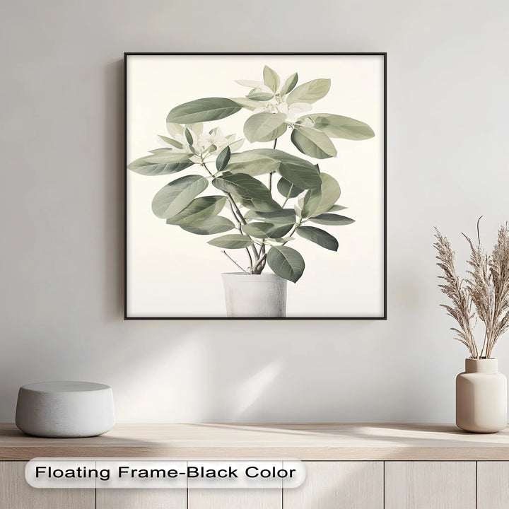 Tranquil Magnolia in Vase – Soft Botanical Canvas Print - MyPhotoStation