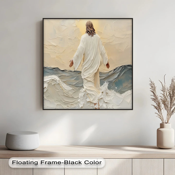 Walking on Water – Inspirational Christian Canvas Print - MyPhotoStation