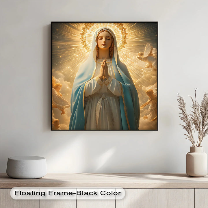Queen of Heaven – Virgin Mary Canvas Art Print - MyPhotoStation