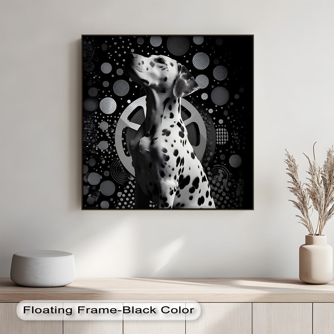 Retro Dalmatian – Puppies Canvas Print
