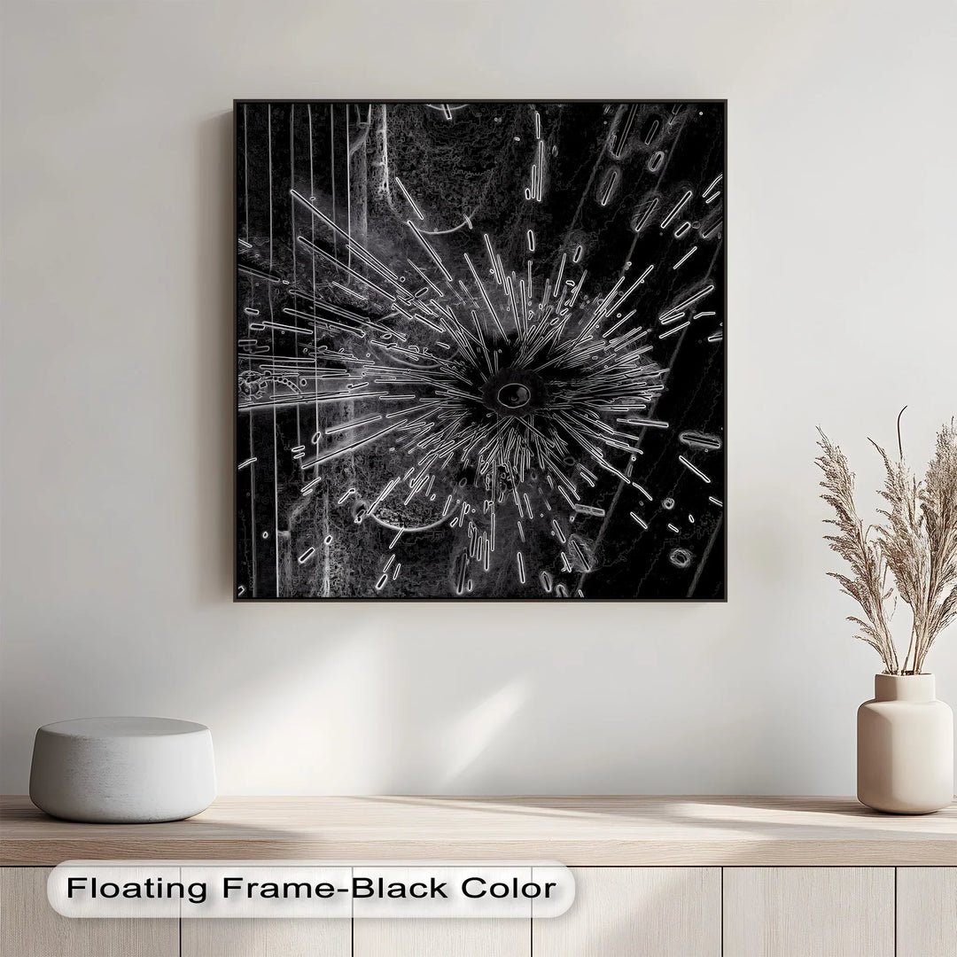 Dark Pulse – Abstract Energy Burst Canvas Prints - MyPhotoStation