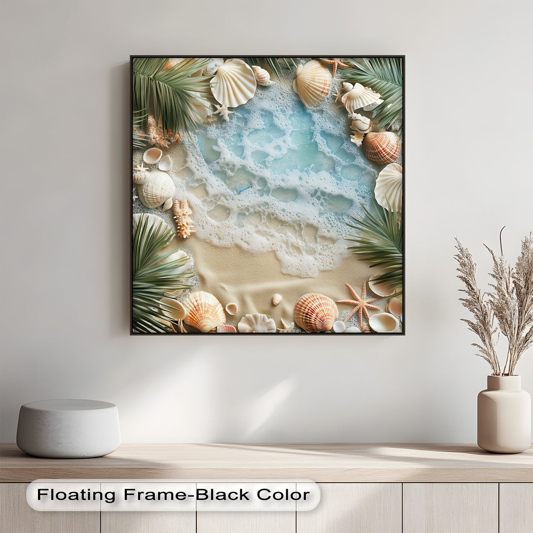 Make a splash with this beach-themed custom canvas print for any room.

