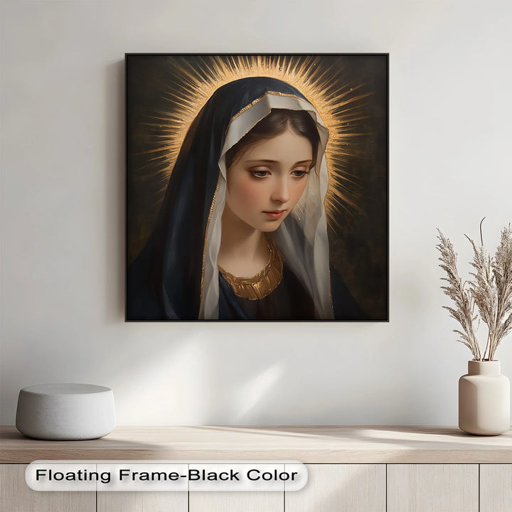 Holy Light – Virgin Mary Canvas Wall Art - MyPhotoStation