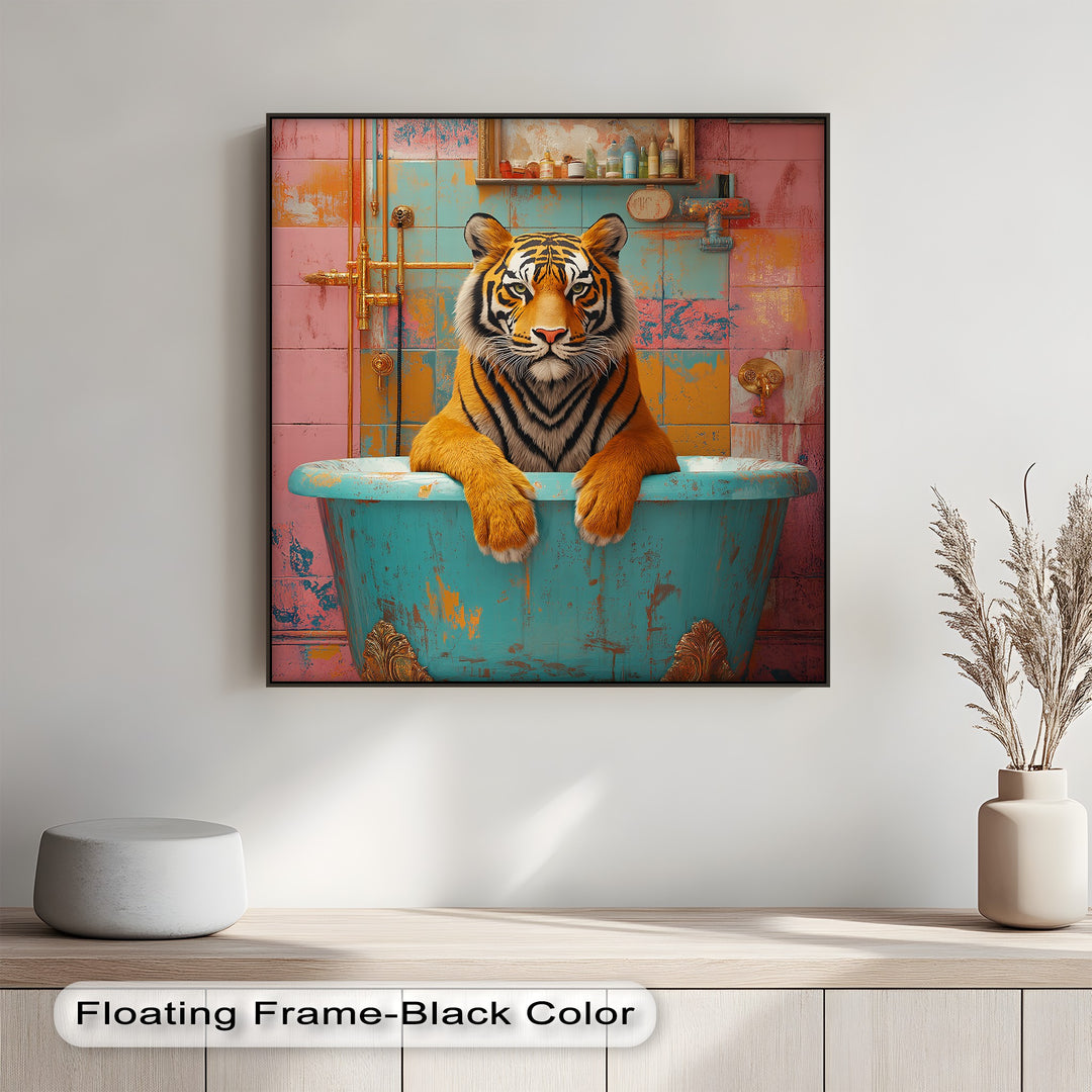 Designed for lovers of statement decor, this imaginative tiger canvas showcases detailed textures and bold contrasts, a conversation starter for contemporary interiors across the U.S.


