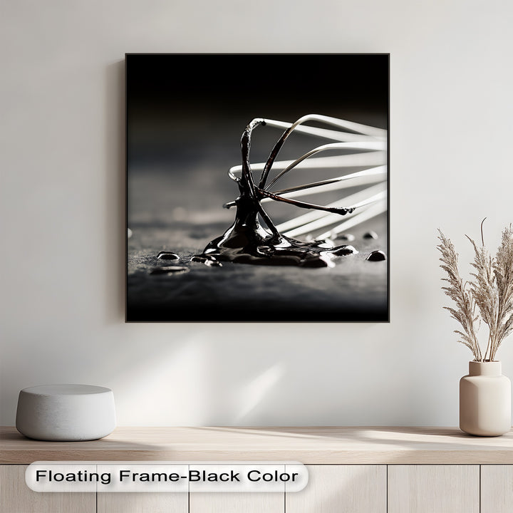 This striking photo canvas celebrates the art of dessert-making with sleek style and delicious detail.

