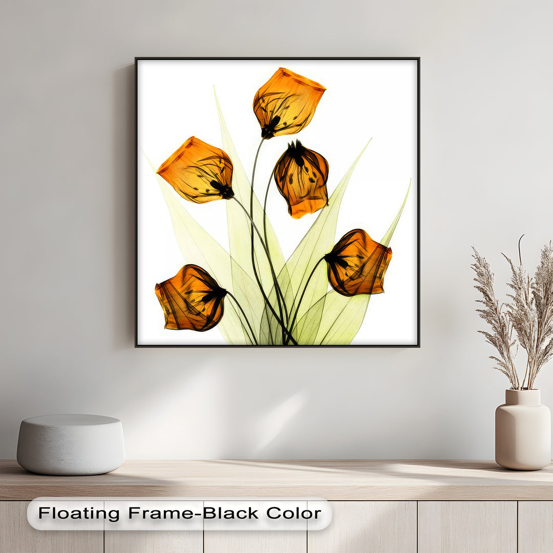 Winterliche Ruhe – Japanische Frau im blauen Kimono, Leinwanddruck | Gerahmtes Kunstwerk