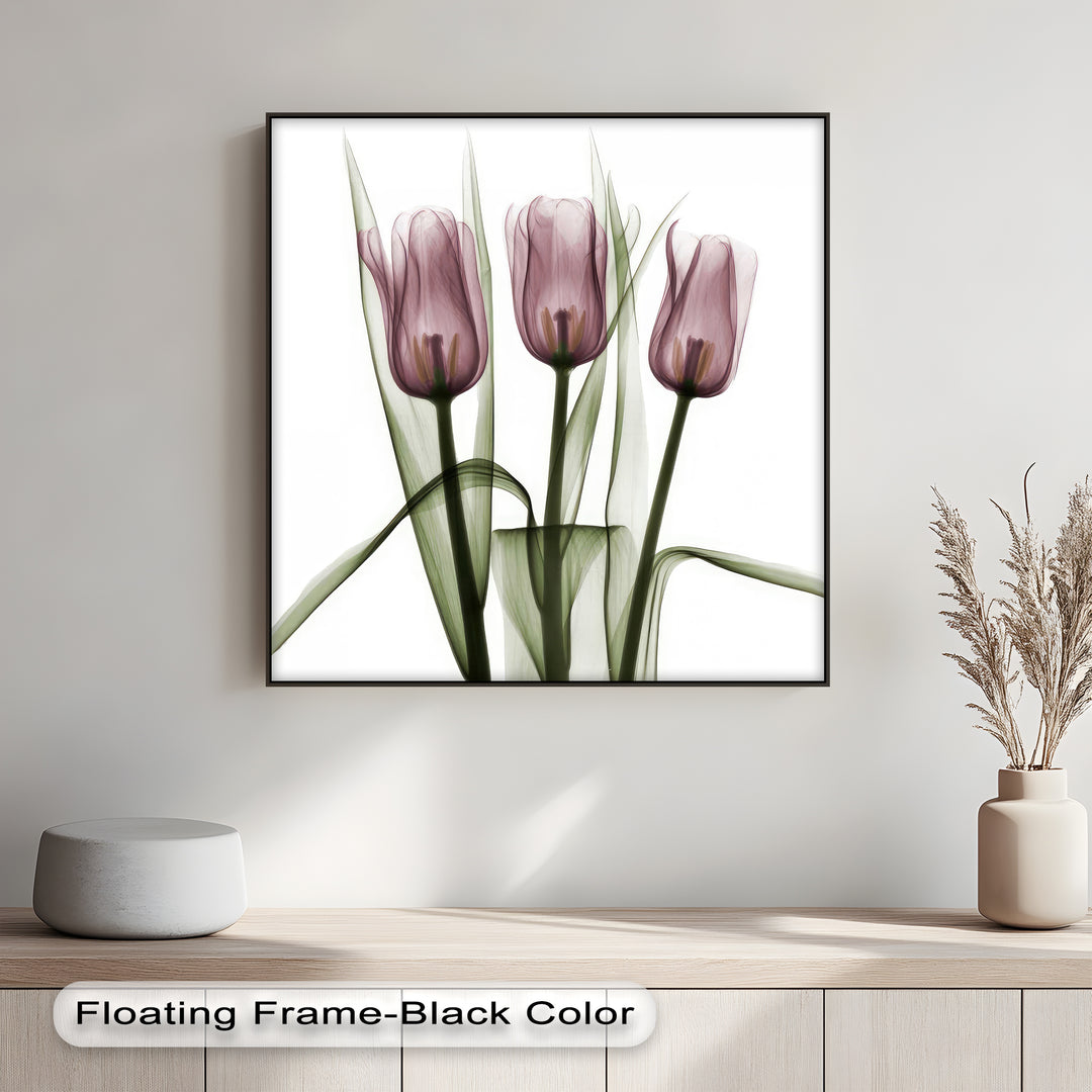 Winterliche Ruhe – Japanische Frau im blauen Kimono, Leinwanddruck | Gerahmtes Kunstwerk