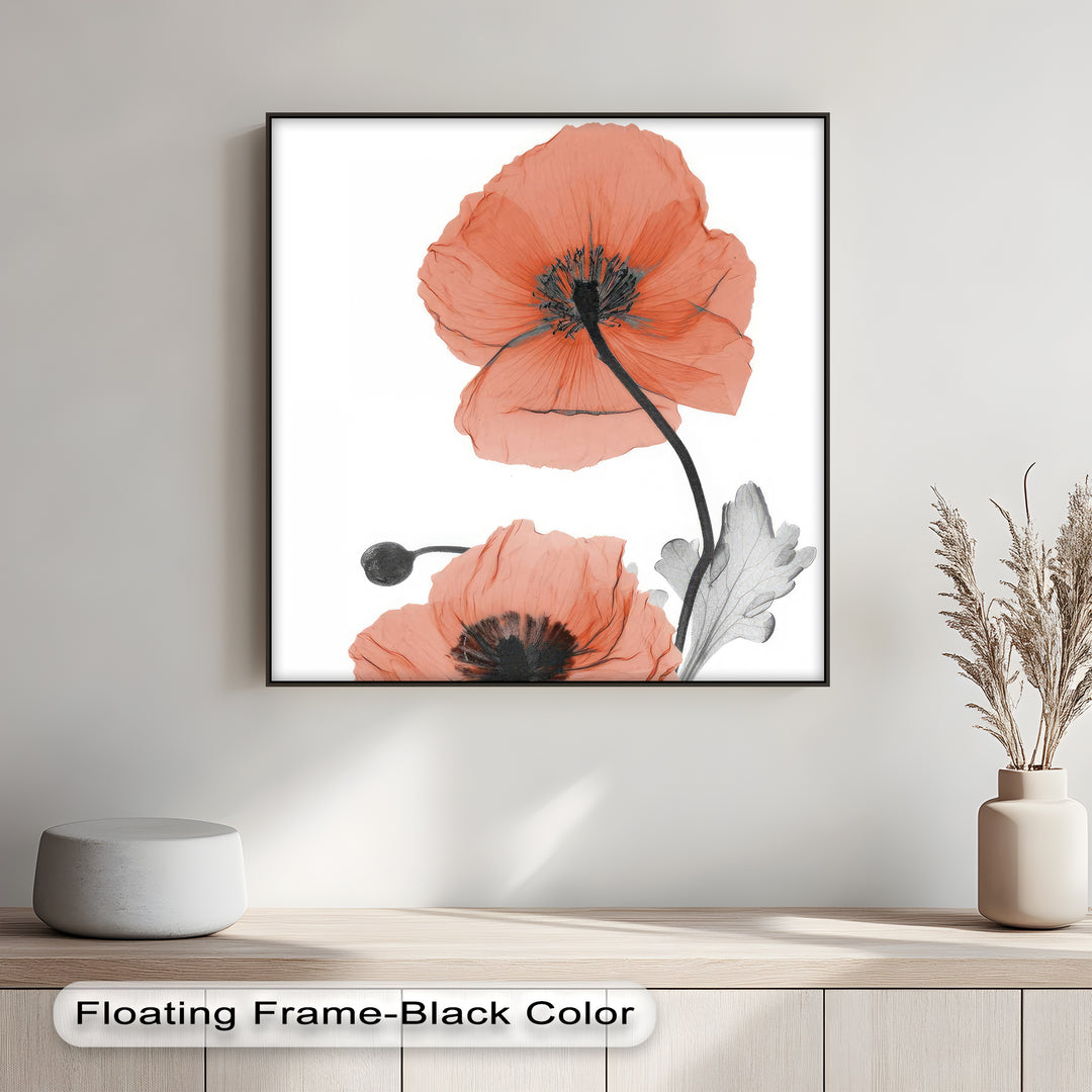 Winterliche Ruhe – Japanische Frau im blauen Kimono, Leinwanddruck | Gerahmtes Kunstwerk