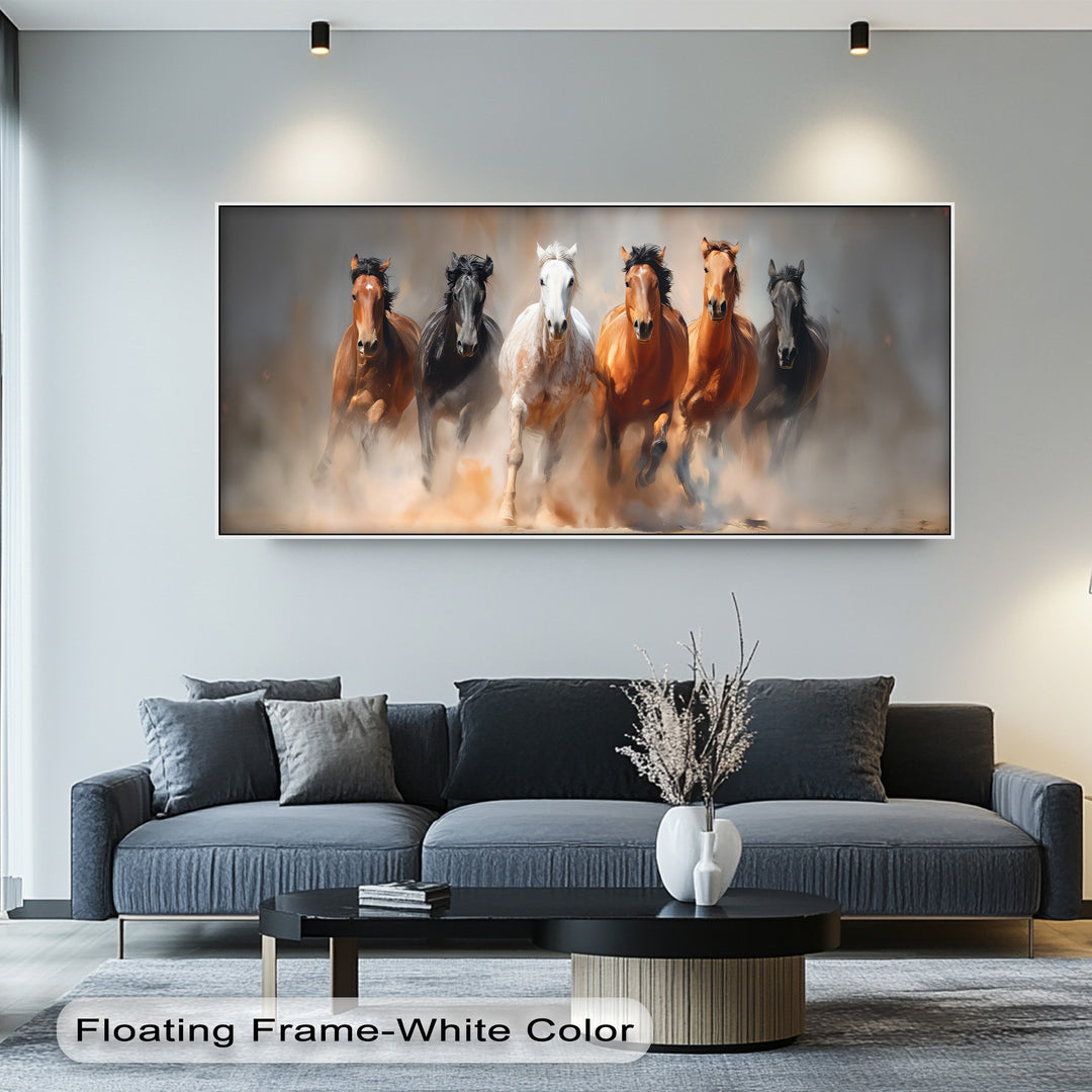 Galloping Spirit – Running Horses in Motion Canvas Print