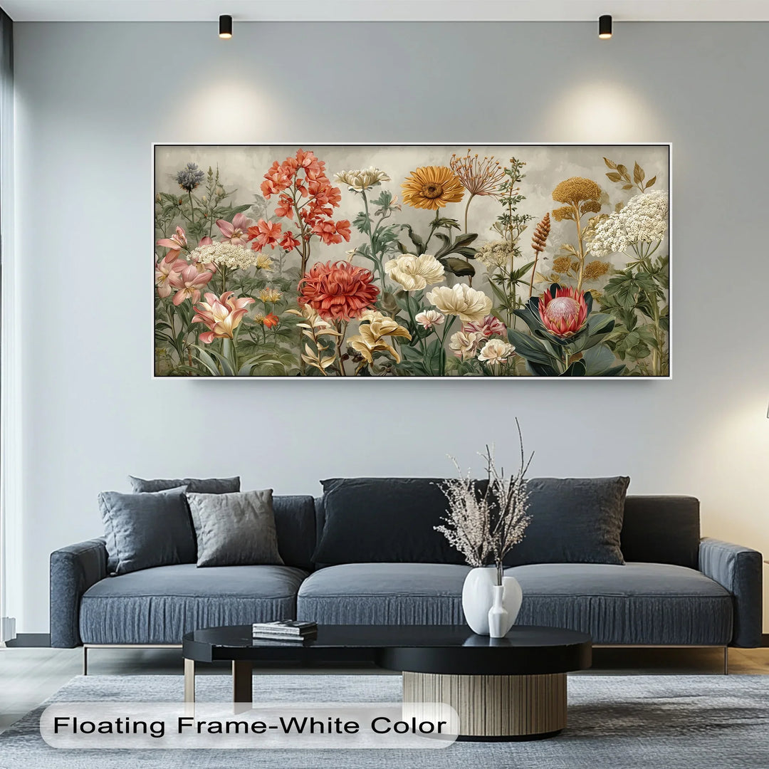 Garden Reverie – Lush Botanical Canvas Print - MyPhotoStation