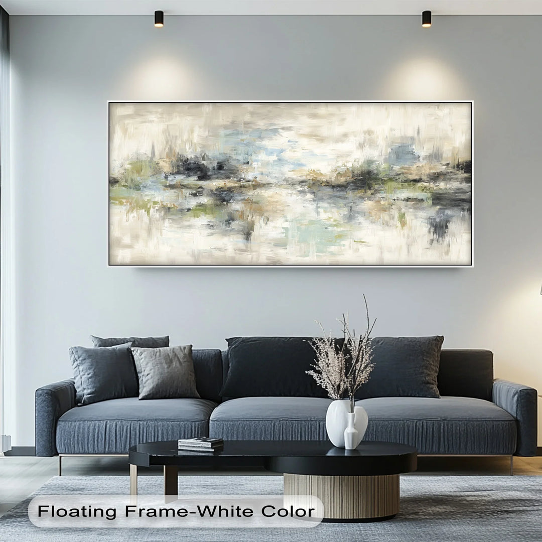 Tranquil Horizons – Soft Abstract Landscape Canvas Print - MyPhotoStation