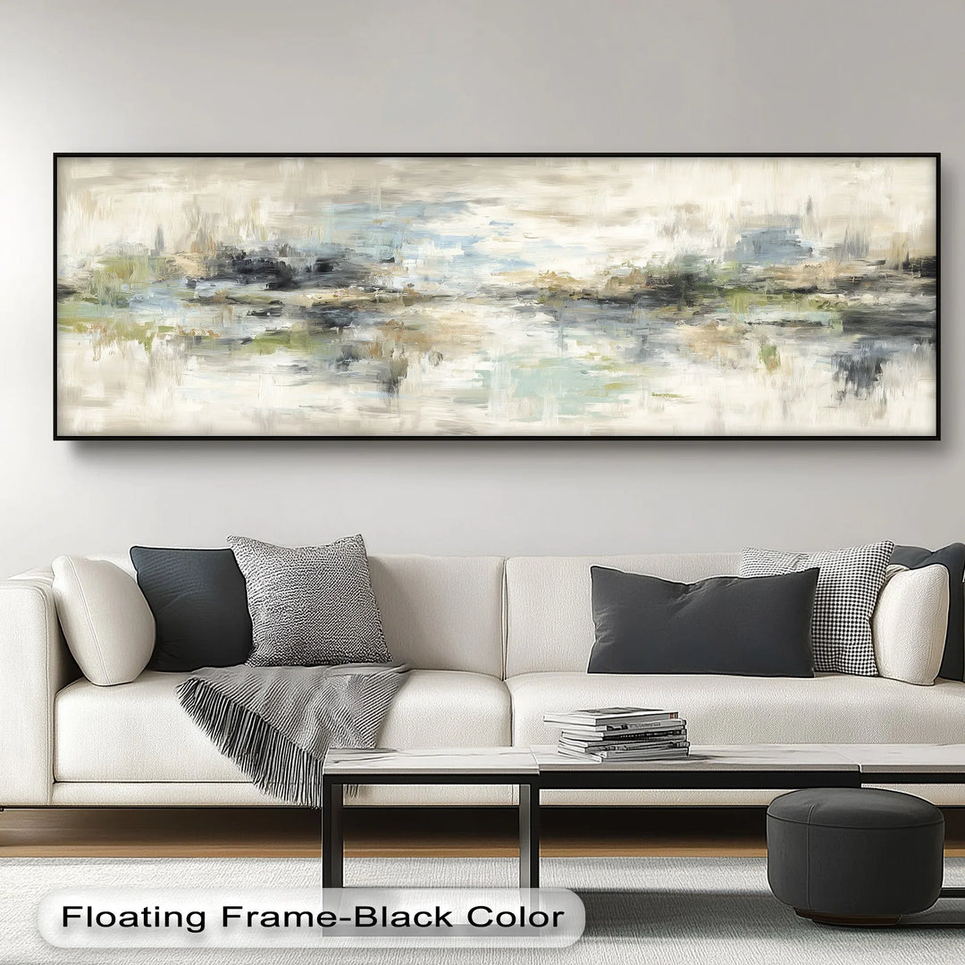 Tranquil Horizons – Soft Abstract Landscape Canvas Print - MyPhotoStation
