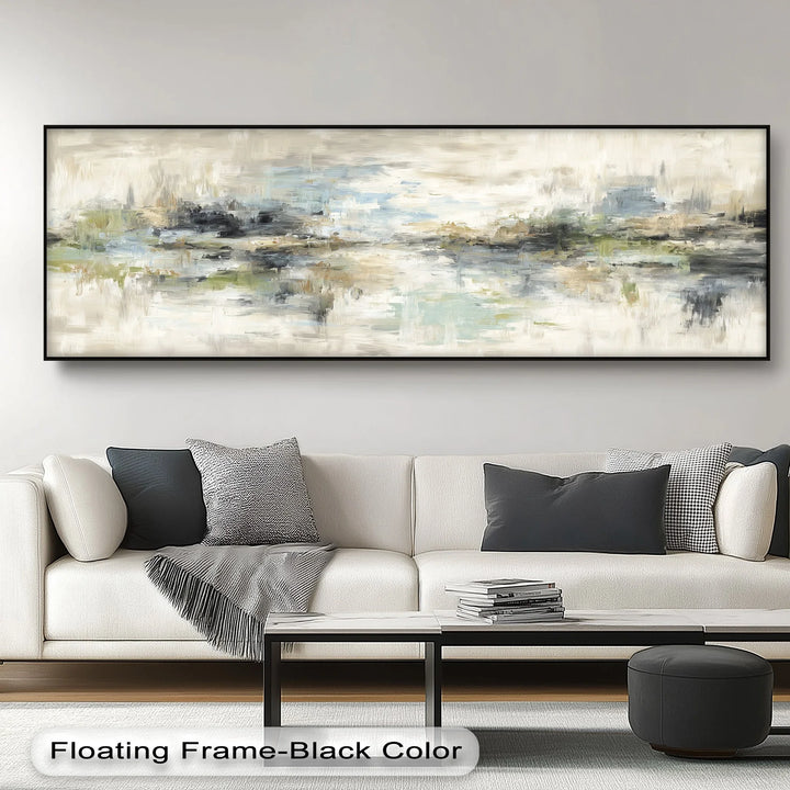 Tranquil Horizons – Soft Abstract Landscape Canvas Print - MyPhotoStation