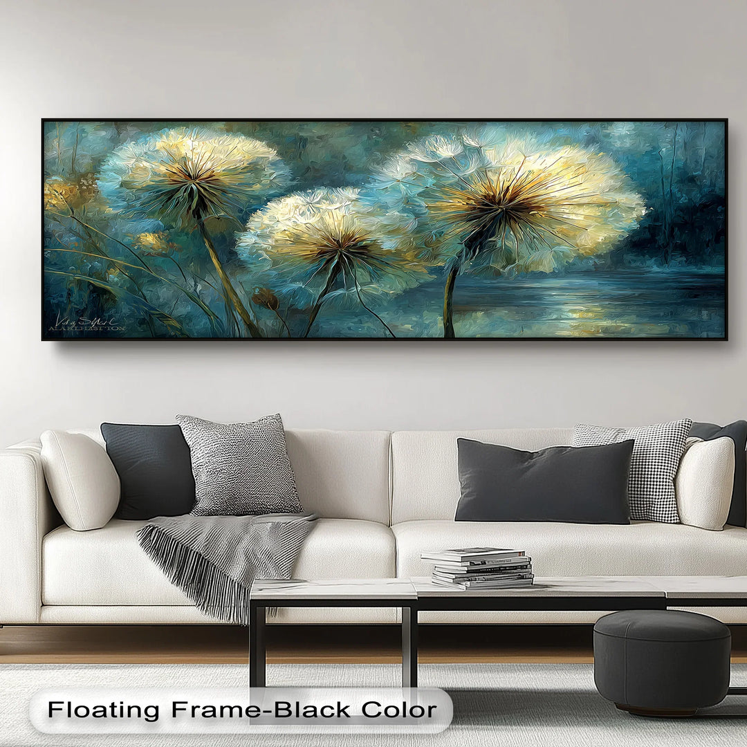 Whispers of Nature – Dandelion Glow Canvas Print - MyPhotoStation