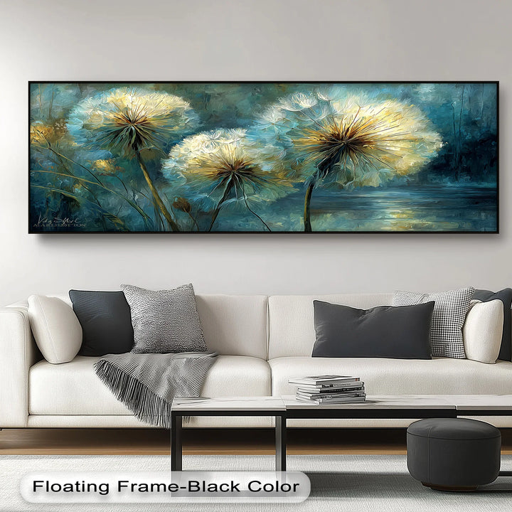 Whispers of Nature – Dandelion Glow Canvas Print - MyPhotoStation