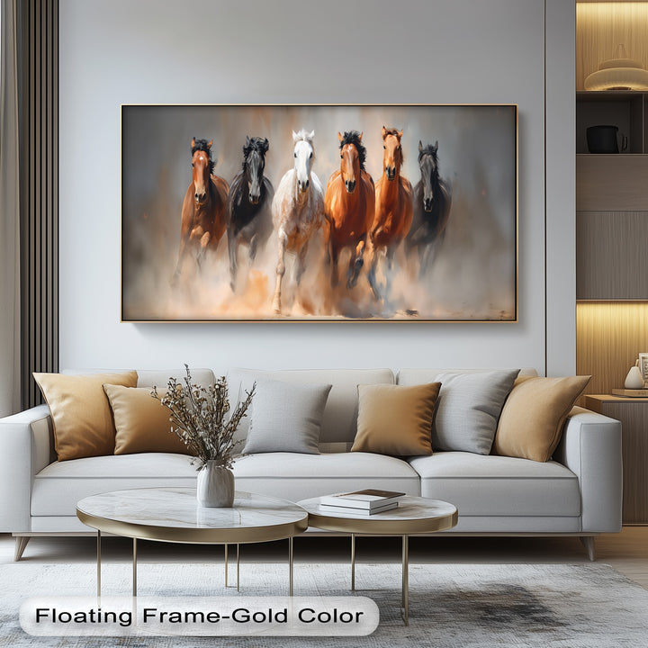 Galloping Spirit – Running Horses in Motion Canvas Print