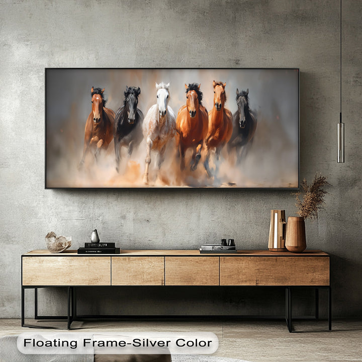 Galloping Spirit – Running Horses in Motion Canvas Print
