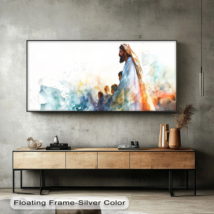 Let the Children Come – Jesus with Children Canvas Print