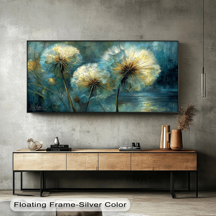 Whispers of Nature – Dandelion Glow Canvas Print - MyPhotoStation