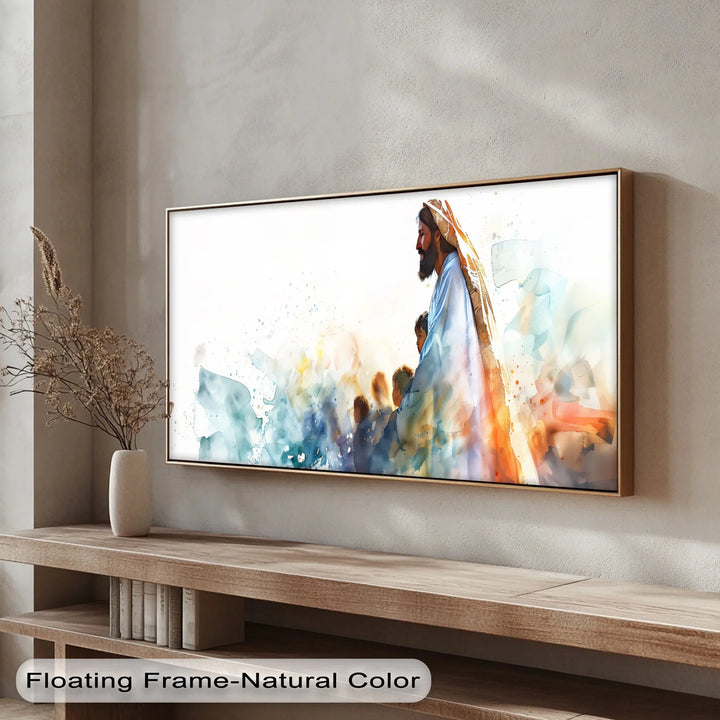 Let the Children Come – Jesus with Children Canvas Print