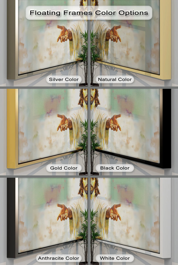 Divine Invitation – Jesus Reaching Out Canvas Print - MyPhotoStation
