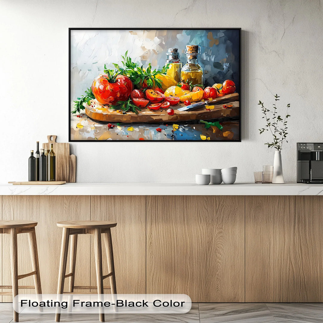 Heirloom Harvest – Tomato & Olive Oil Kitchen Canvas Prints - MyPhotoStation