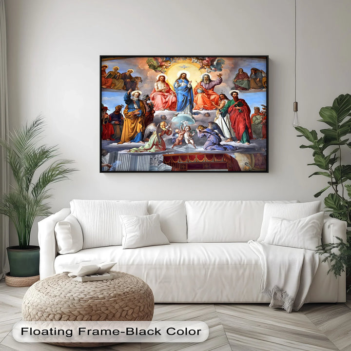 The Heavenly Coronation – Renaissance Religious Canvas Print - MyPhotoStation