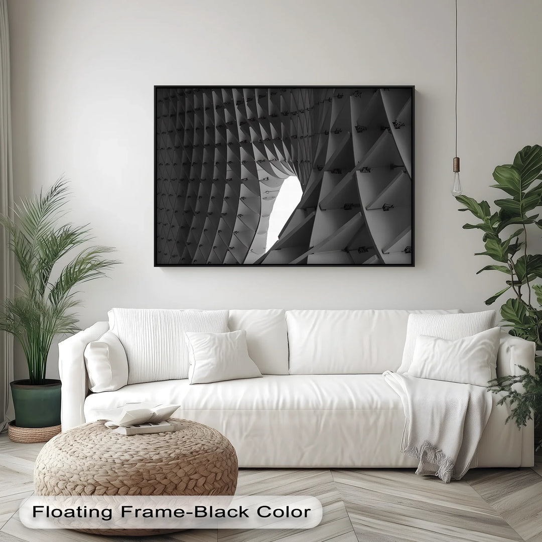 Architectural Geometry – Abstract Structural Canvas Wall Art - MyPhotoStation